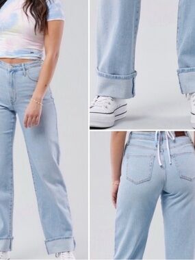 Hollister Ultra High Rise Dad Jean size  9R, w29 L31